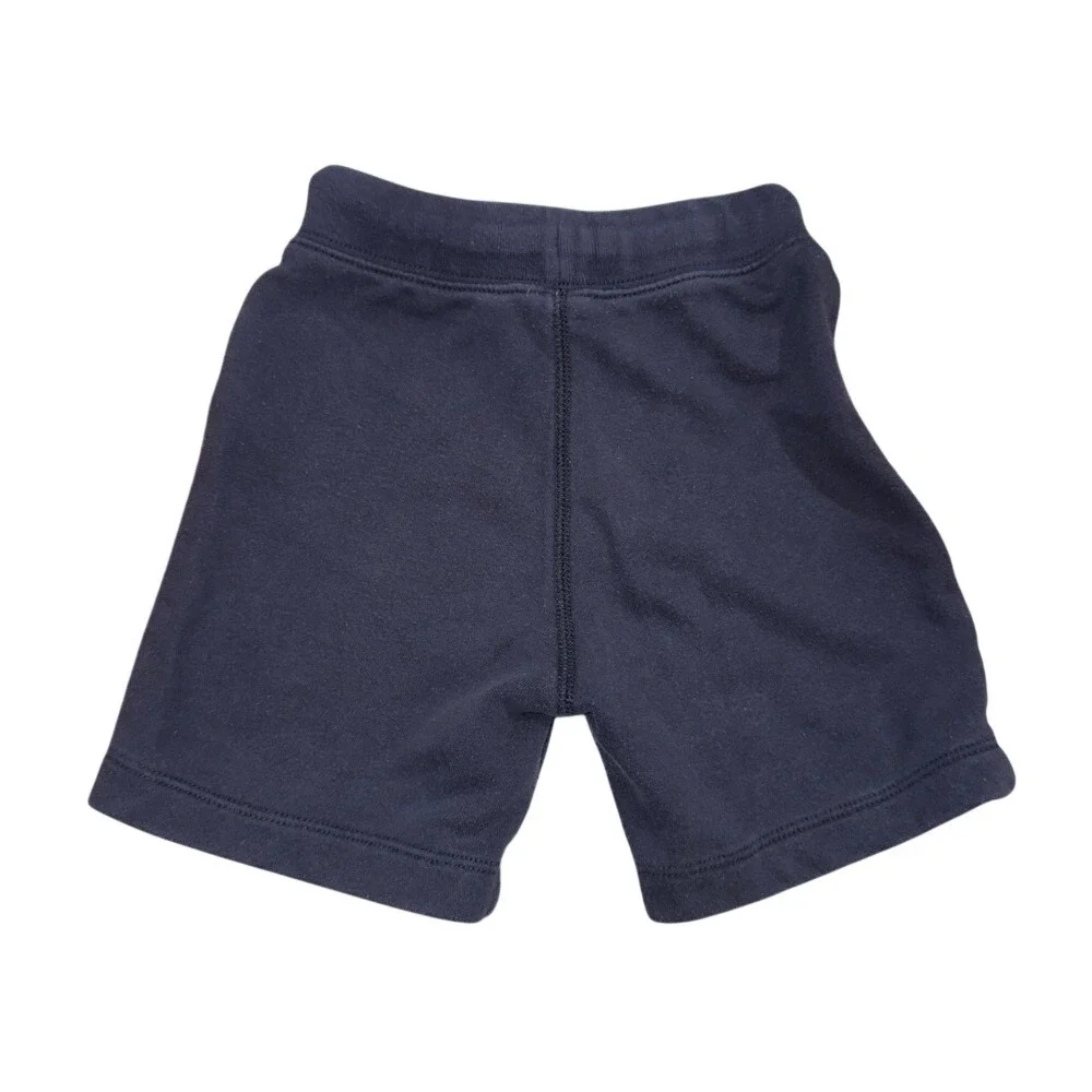 Baby GAP Navy Blue Sweat Shorts Boys Kids Size 5 Logo Athletic Casual Loungewear